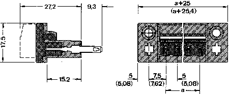 0707303 Phoenix Contact, 5.08mm Pitch, DFK-MSTB 2.5/ 9-G-5.08, 9 Way, , Pluggable Terminal Block, Feed Through Header, Panel