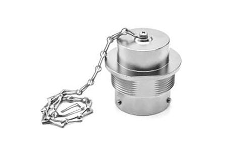 AHDC34-18 Amphenol Industrial Duramate AHDM Circular Connector Dust Cap, Shell Size 18 IP67 Rated, with Nickel Finish, Aluminium