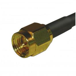 132113 Amphenol RF, Plug Cable Mount SMA Connector, 50Ω, Crimp Termination, Straight Body