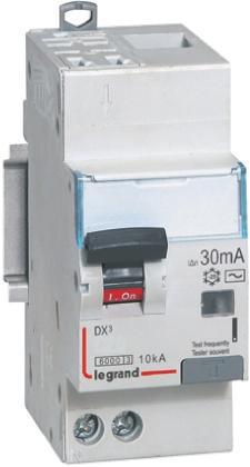 4-107-99 1P+N 6 A, RCD Switch, Trip Sensitivity 30mA DX³