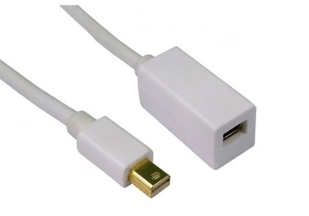 286-3331 RS PRO Male Mini DisplayPort to Female Mini DisplayPort, PVC  Cable, 2m