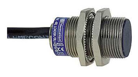 XS1N18PC410 Telemecanique Sensors Inductive Threaded Barrel Proximity Sensor, M18, 5 mm Detection, PNP NO+NC, 12 → 24 V dc