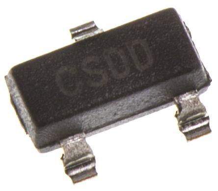 MCP1700T-3302E-TT Microchip MCP1700T-3302E/TT, LDO Regulator, 250mA, 3.3 V, ±2%, 2.3 → 6 Vin, SOT-23 3-Pin