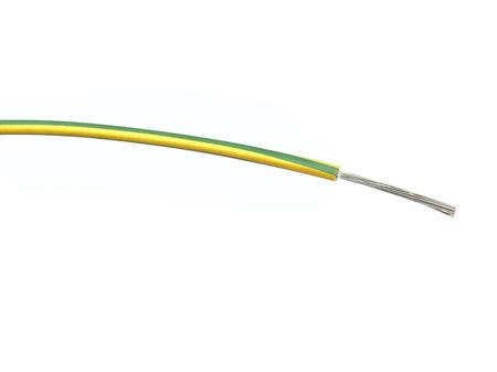 267-5805 Green, Yellow 0.75 mm² Hook Up Wire, 24/0.2 mm, 100m, PVC Insulation