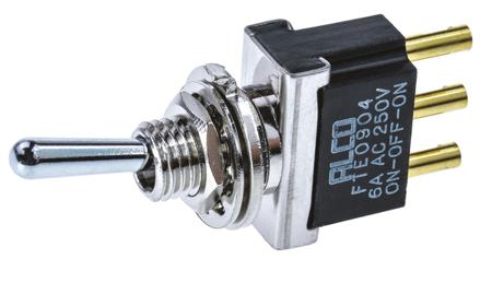 FTE0904 TE Connectivity SPDT Toggle Switch, On-Off-On, Panel Mount