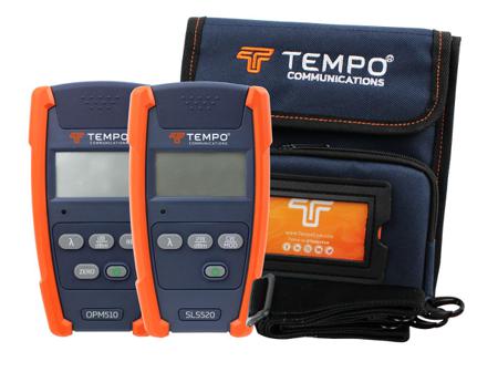 55500027 Tempo OPM510, SLS520 Single Mode & Multimode Fibre Optic Test Kit