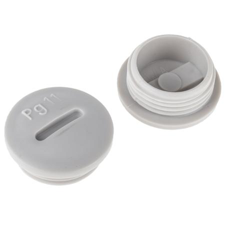 52005960 Lapp Blanking Plug, PG11, PS, 22mm Diameter, Threaded