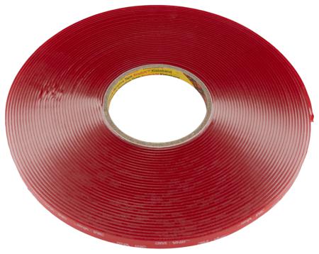 7000072319 3M 4918, 700007 Clear Foam Tape, 9mm x 16.5m, 1.5mm Thick