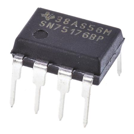 SN75176BP Texas Instruments  Bus Transceiver, 8-Pin DIP
