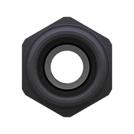 SKINTOP-BS-M-20X1-5-RAL-9005-BK SKINTOP BS-M Series Black Polyamide Cable Gland, M20 Thread, 7mm Min, 13mm Max, IP68