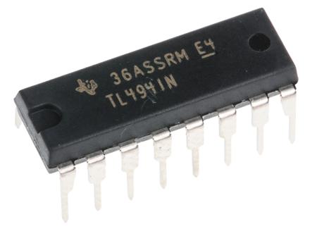 TL494IN Texas Instruments , PWM Controller, 40 V, 300 kHz 16-Pin, PDIP