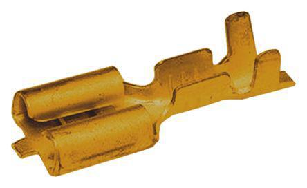 94512-0200 Molex 94512 Series, Uninsulated Crimp Receptacle, 6.3 x 0.8mm Tab Size, 1 → 2.5 mm² Wire Size