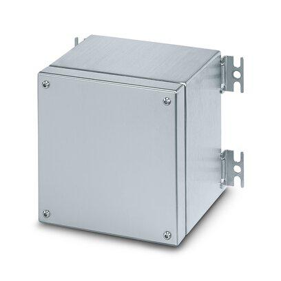 0899035 Phoenix Contact E S6 A Series Silver 316L Stainless Steel Junction Box, ATEX, IECEx, 382 x 458 x 160mm