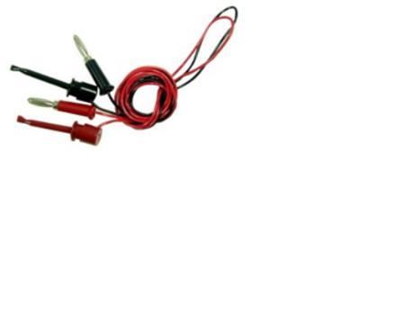 TLA-106 Black, Red Clip Connector Test Lead - 1000mm Length