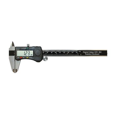 7-511 Bernstein 150mm Digital Caliper 0.02 Resolution, Metric & Imperial