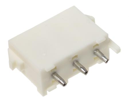 643414-1 TE Connectivity Universal MATE-N-LOK Series 6.35mm Pitch 3 Way 1 Row Straight PCB Socket, Through Hole
