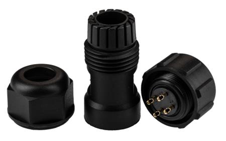 144-4188 RS Pro, 4 Pole Cable Mount Circular Connector Socket, Male Contacts, IP68