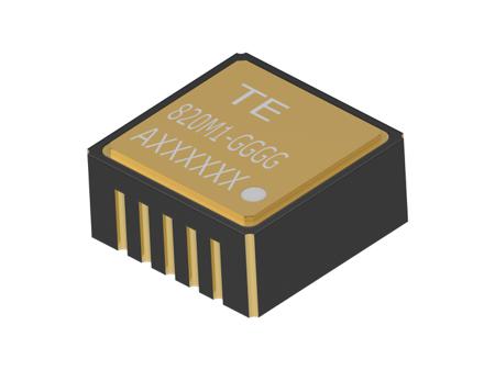 820M1-0050-TRAY TE Connectivity 1-Axis PCB Accelerometer 3 V 5.5 V, LCC, 10-Pin