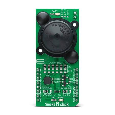 MIKROE-4299 MikroElektronika Smoke 2 Click Optical MikroBus Click Board for LTC3459, ADG3308, ADP160, ADPD188BI, LTC3531