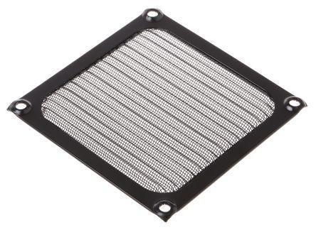 WMG92B Fan Filter, Fan Mounted 92 x 92mm, for 92mm Fan Aluminium, Stainless Steel