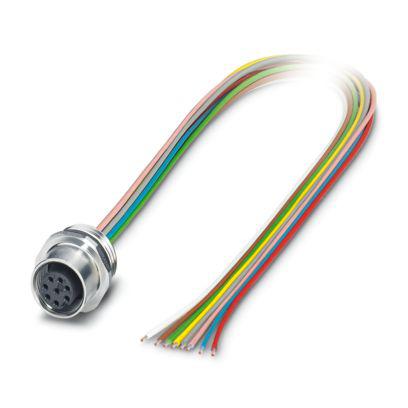 1239858 Phoenix Contact Circular Connector, 8 Contacts, Plug-In, M12 Connector, Socket, Female, IP65, IP67, SACC Series