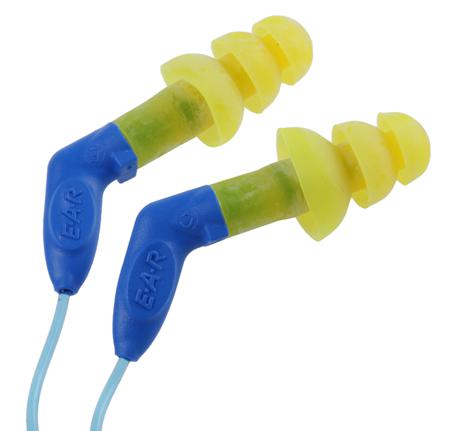 UF-01-014 3M E.A.R Reusable Yellow Thermoplastic Corded Ear Plugs, 35dB, 50 Pairs