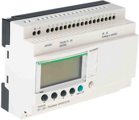 SR3B262BD Schneider Electric Zelio Logic Series Logic Module, 24 V dc Supply, Transistor Output, 16-Input, Analogue, Discrete