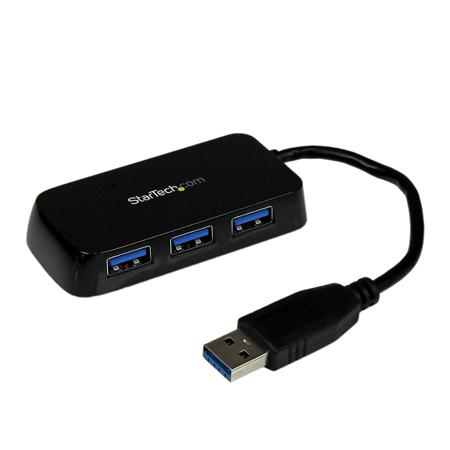 ST4300MINU3B StarTech.com 4 Port USB 3.0 USB A  Hub, USB Powered, 80 x 36 x 14mm