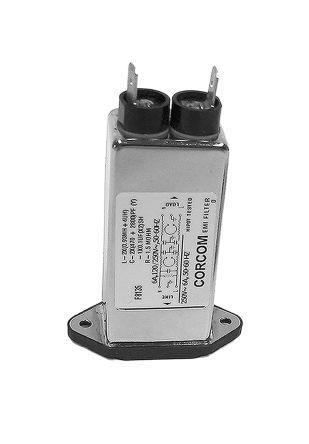 2-6609006-4 Male C14 IEC Filter Flange Mount,Spade,Rated At 10A,250 V ac Operating Frequency 50/60Hz