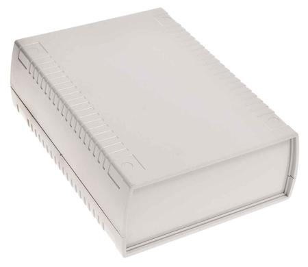 200-6719 RS PRO Light Grey Polycarbonate Enclosure, IP53, 185.5 x 136 x 60mm