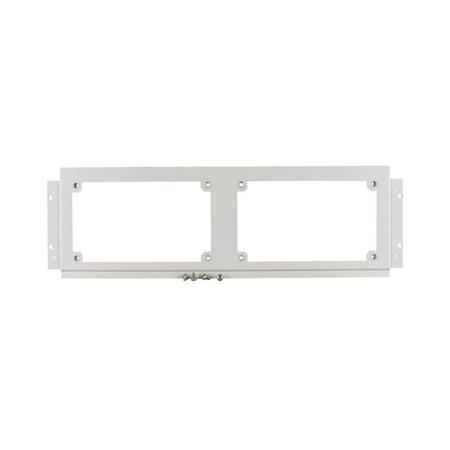 286709-BP-FLP-600-F3A Eaton 2867 Series RAL 7035 Sheet Steel Flange, 20mm H, 545mm W, 175mm L for Use with Service Distribution Board, Wall