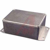 1590EF Enclosure Box; Diecast Aluminum; Flanged Natural; 4.70 in.; 7.38 in.; 3.07 in.