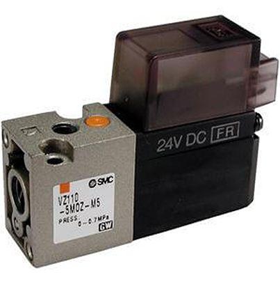 VZ110-5G-M5-Q SMC 3/2 Solenoid Valve - Solenoid VZ110 Series
