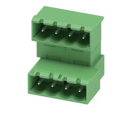 1846535 Phoenix Contact, 5.0mm Pitch, MDSTBA 2.5/ 4-G, 4 Way, Pluggable Terminal Block, Header, Solder Termination,