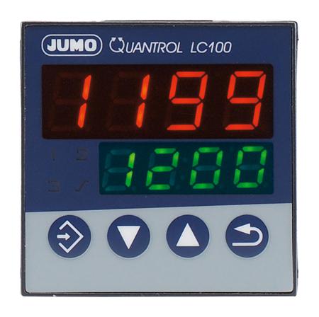 702031/8-2100-23 Jumo QUANTROL PID Temperature Controller, 48 x 48mm 1 (Analogue) Input, 2 Output Logic, Relay, 110 → 240 V ac
