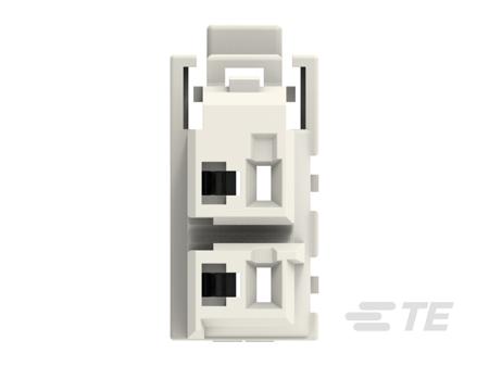 2371224-1 TE Connectivity Compact Power Connector Free Hanging (In Line) Plug, 2, Crimp Termination, 10A, 300 V AC