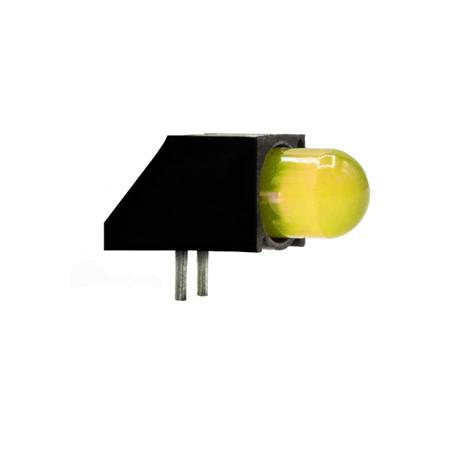 550-2307F Dialight , Yellow Right Angle PCB LED Indicator, Through Hole 2.6 V