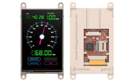 gen4-uLCD-35D 4D Systems  TFT LCD Colour Display, 3.5in, 320 x 480pixels