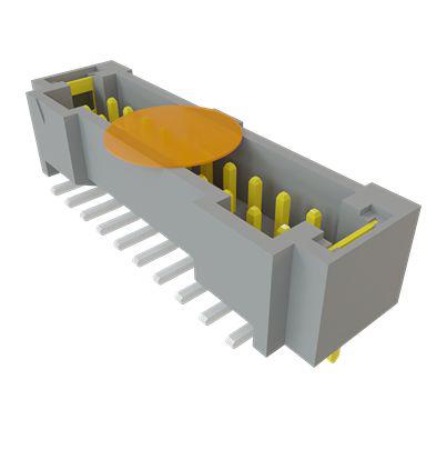 T2M-110-01-L-D-SM-WT-K-TR Samtec T2M Series Vertical Surface Mount PCB Header, 20 Contact(s), 2mm Pitch, 2 Row(s), Shrouded