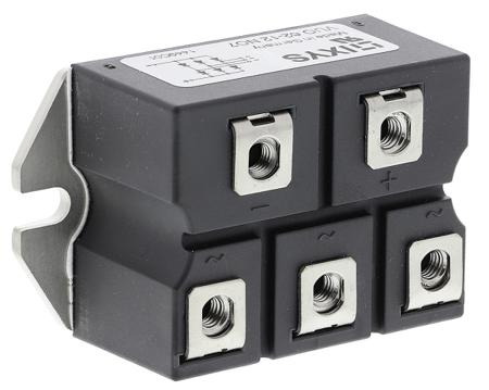 VUO62-12NO7 IXYS Bridge Rectifier Module, 63A, 1200V, 3-phase, 5-Pin