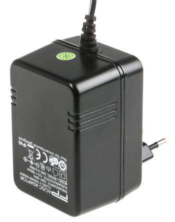 D48-12-0-0900EU RS Pro Plug In Power Supply 12V dc, 900mA 1 Output, 2.1 x 5.5 x 9.5 mm Centre Positive Linear Power Supply