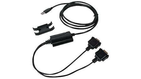 EX-1322 Exsys USB 2.0 USB A Male to D-sub, 9 Pin Male USB Serial Cable Adapter