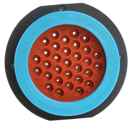 HDP24-24-31SE-L017 Deutsch HD20 Series, 31 Pole Cable Mount Housing Socket, For Use With Female Contacts, IP67