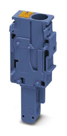 3061732 Phoenix Contact, PP-H 6/ 1-R BU, Pluggable Terminal Block, Plug, Push In Termination,