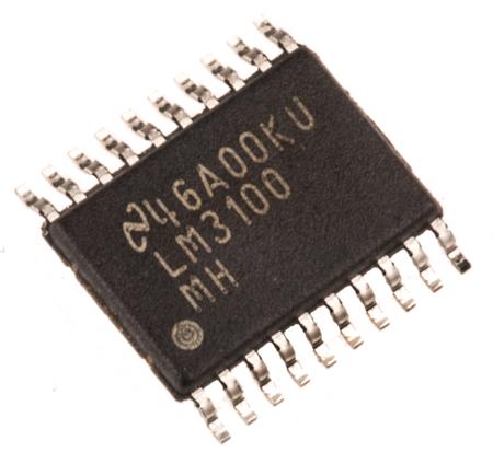 LM3100MH/NOPB Texas Instruments,  Step-Down Switching Regulator, 1-Channel 1.5A Adjustable 20-Pin, TSSOP