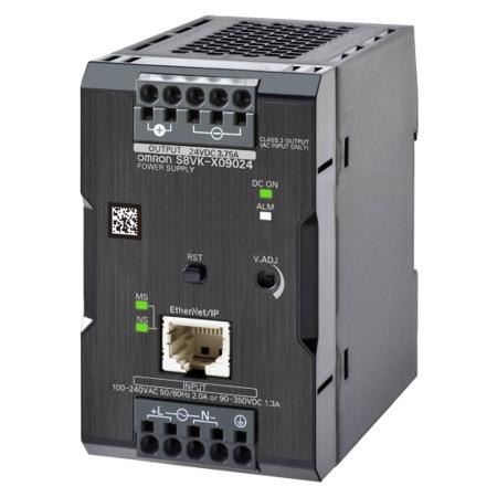 S8VK-X09024-EIP S8VK-X Switched Mode Power Supply DIN Rail Panel Mount Power Supply, 90W, 24V dc/ 3.75A