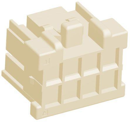 1-1971905-4 TE Connectivity Grace Inertia, 3.3mm Pitch, 8 Way, 2 Row Male Connector Housing