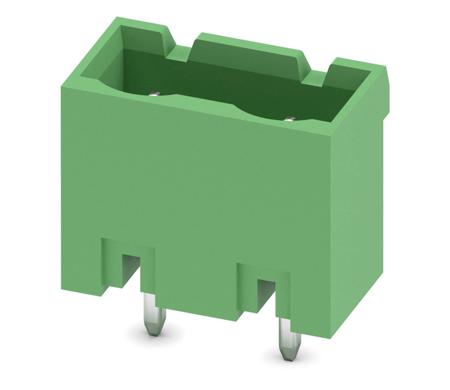 1766660 Phoenix Contact, 7.5mm Pitch, GMSTBVA 2.5/ 2-G, 2 Way, , Pluggable Terminal Block, Header, Through Hole, Solder