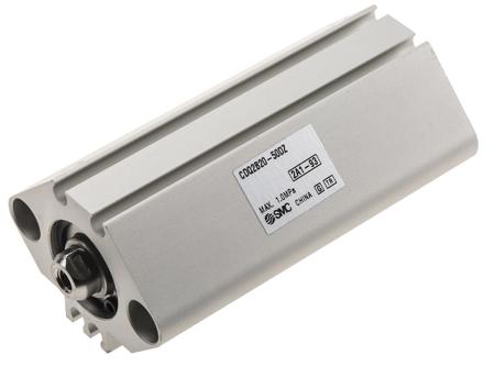 CDQ2B20-50DZ SMC Double Action Pneumatic Compact Cylinder 20mm Bore, 50mm stroke