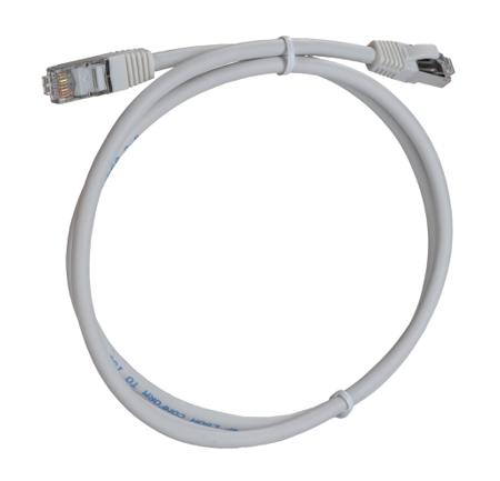 276-1120 RS PRO, 1m Cat8, White RJ45 to Male RJ45 Male, S/FTP, Terminated LSZH Sheath